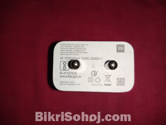 Mi 33watt turbo fast charger